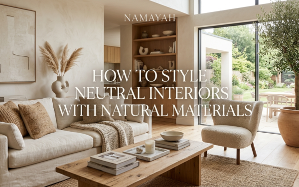 How to Style Neutral Interiors with Natural Materials