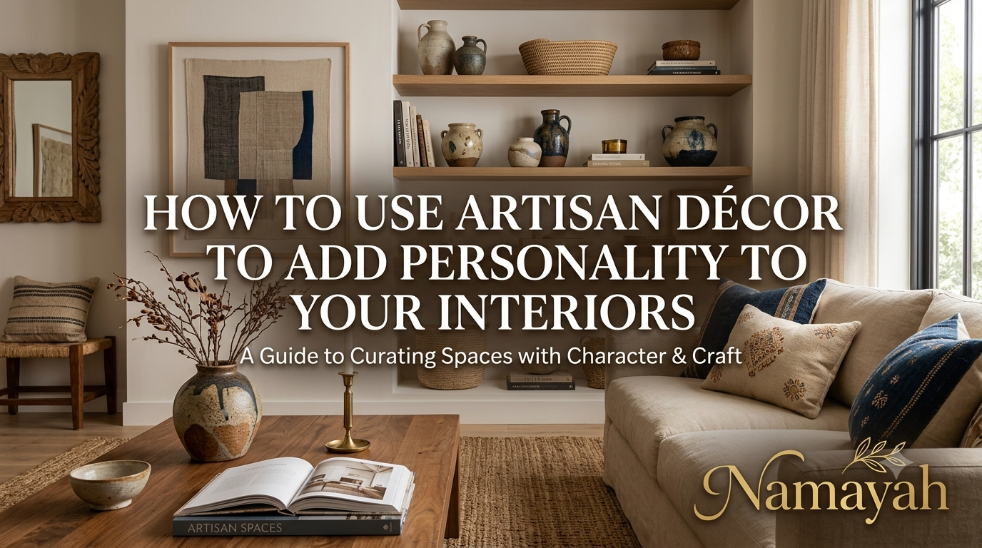 How to Use Artisan Décor to Add Personality to Your Interiors