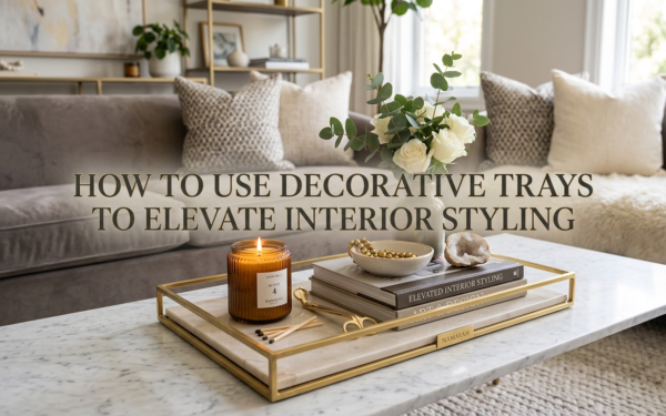 How to Use Decorative Trays to Elevate Interior Styling