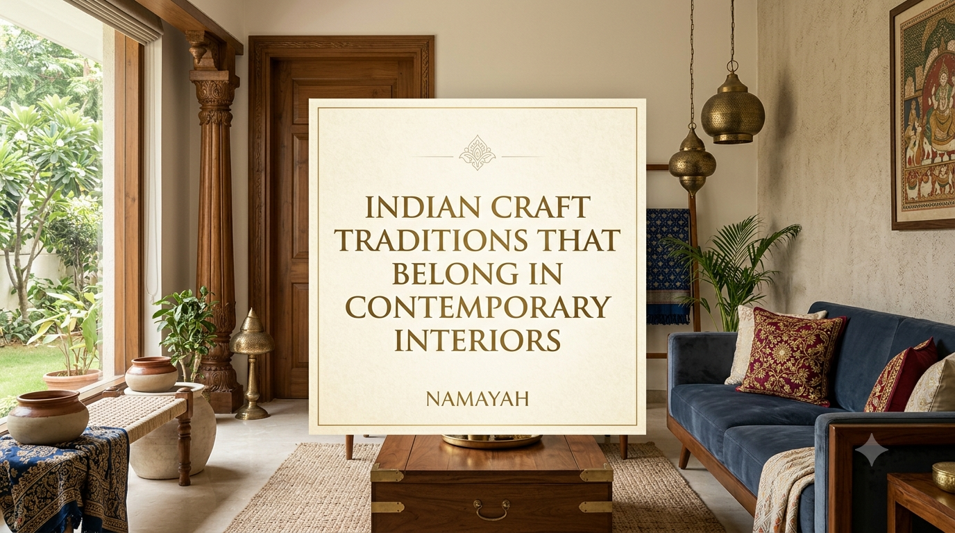 Indian Craft Traditions That Belong in Contemporary Interiors