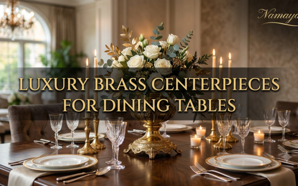 Luxury Brass Centerpieces for Dining Tables