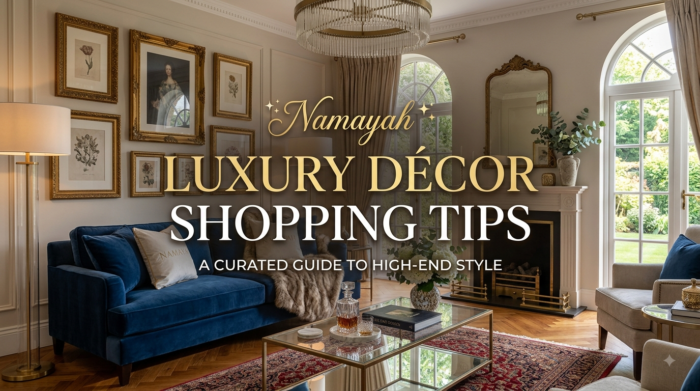 Luxury Décor Shopping Tips