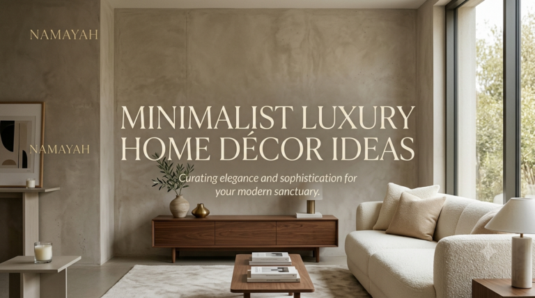 Minimalist Luxury Home Décor Ideas