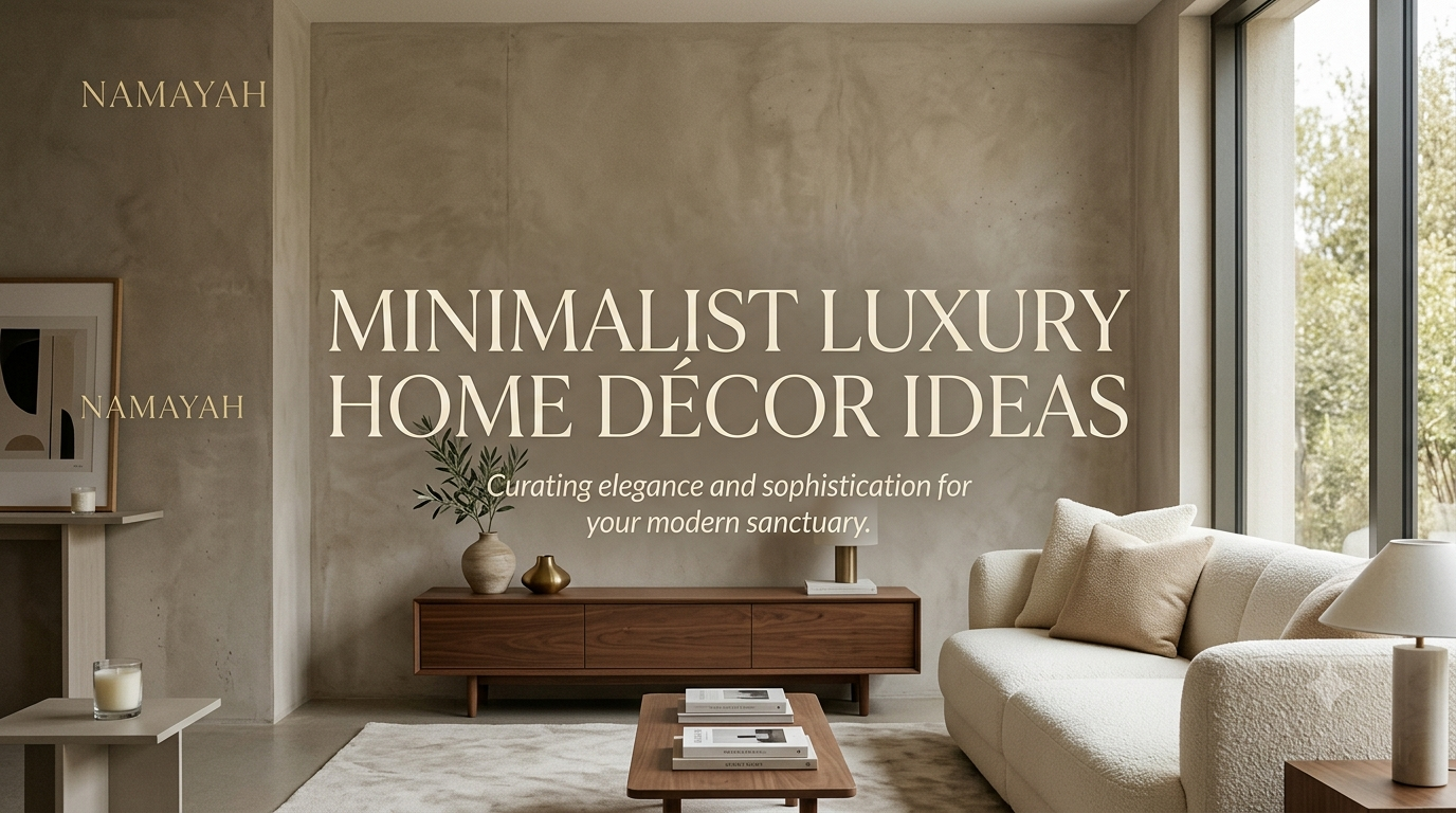 Minimalist Luxury Home Décor Ideas