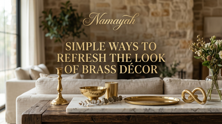 Simple Ways to Refresh the Look of Brass Décor