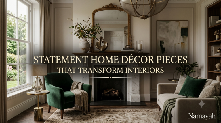 Statement Home Décor Pieces That Transform Interiors