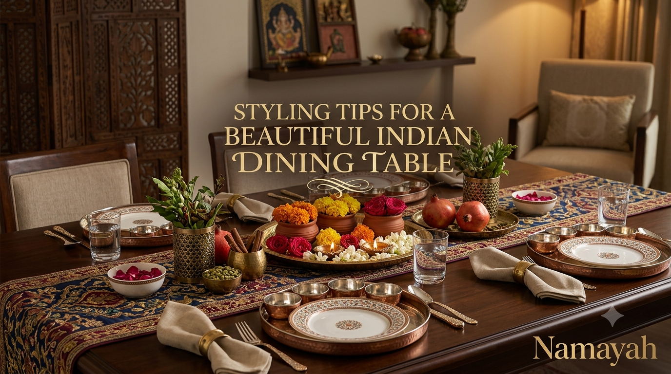Styling Tips for a Beautiful Indian Dining Table