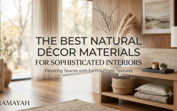 The Best Natural Décor Materials for Sophisticated Interiors