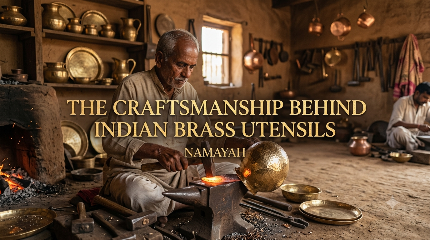 The Craftsmanship Behind Indian Brass Utensils