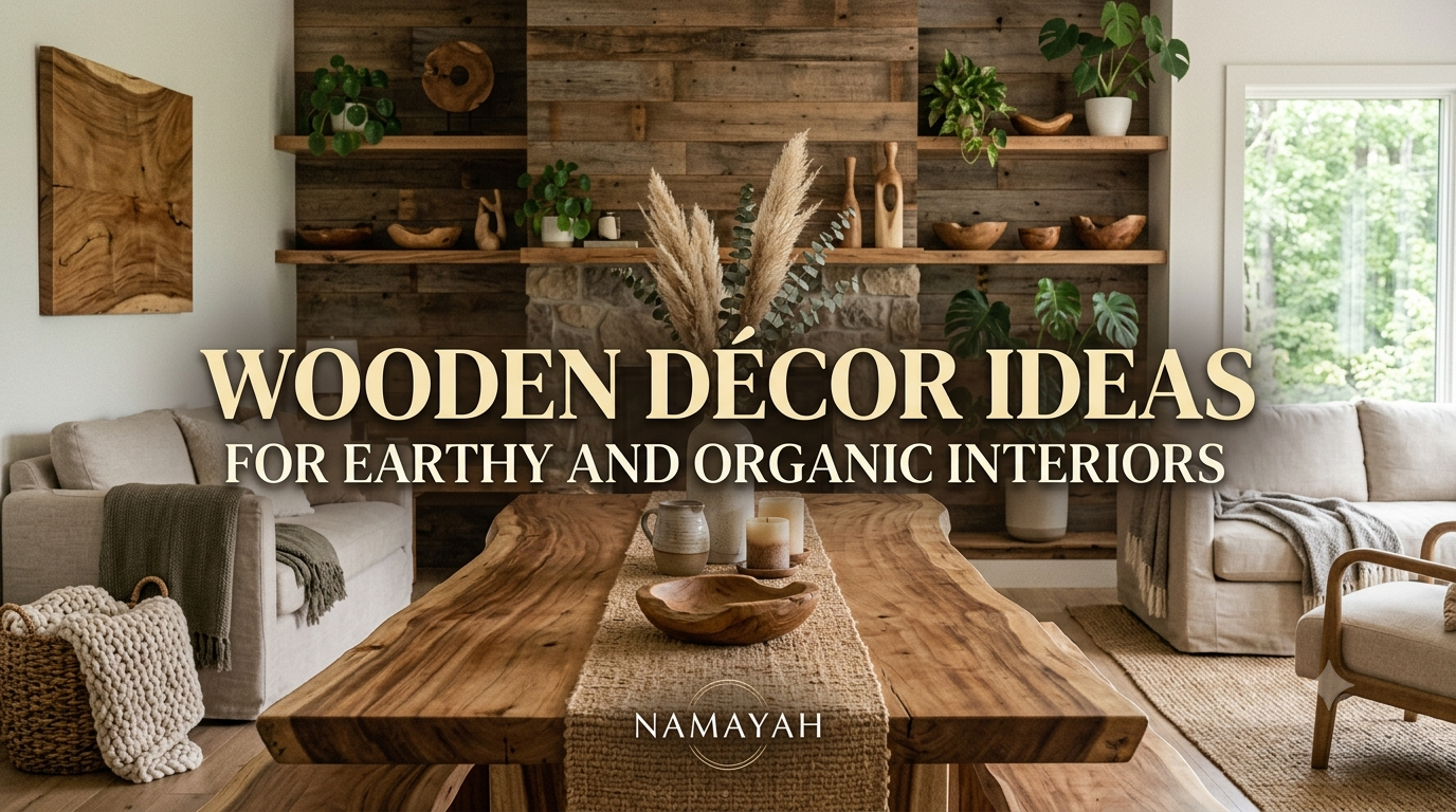 Wooden Décor Ideas for Earthy and Organic Interiors