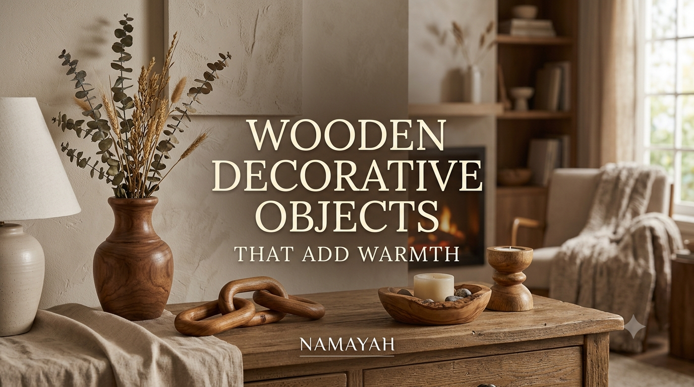 Wooden Decorative Objects That Add Warmth