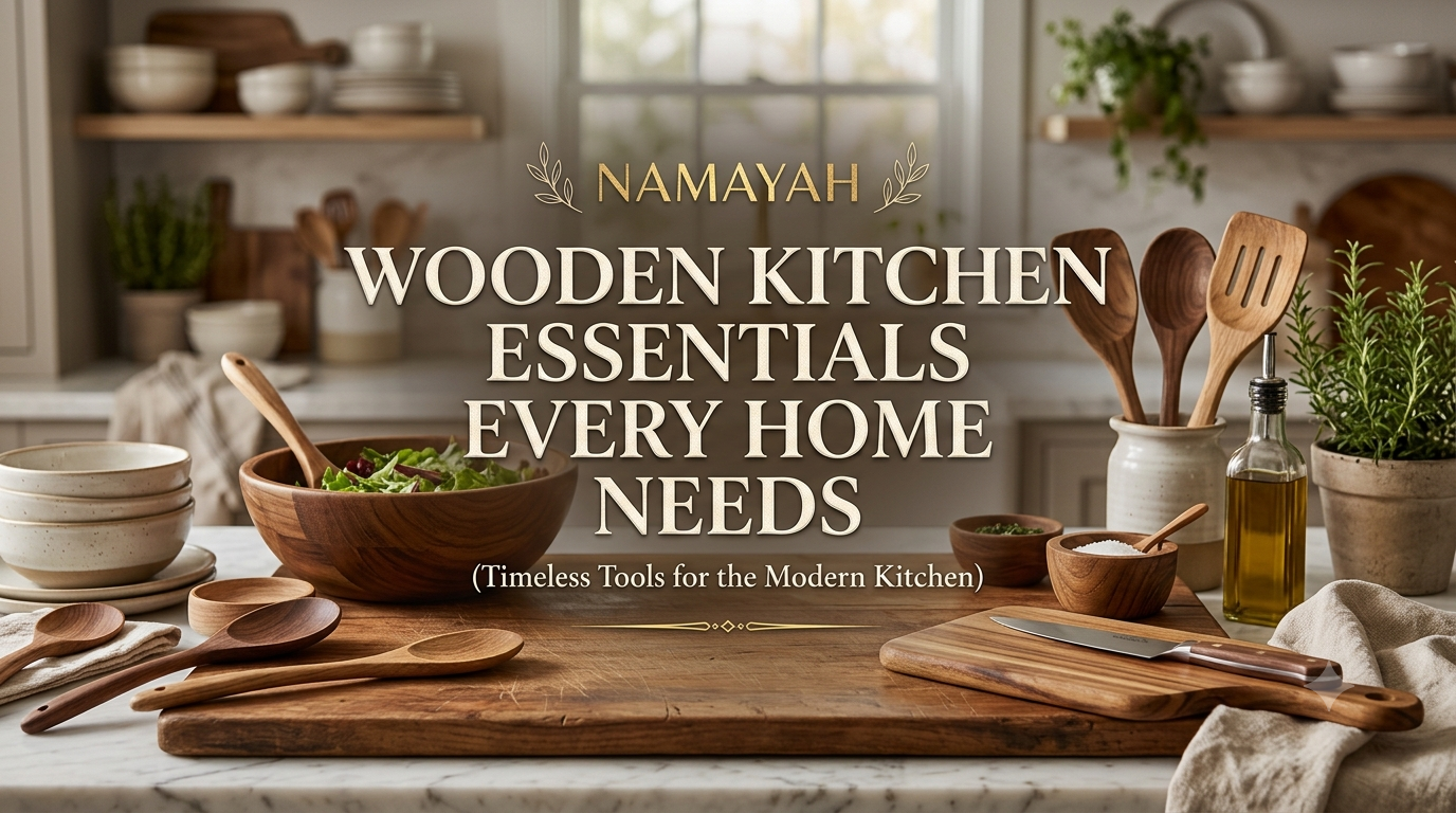 Wooden Kitchen Essentials Every Home Needs