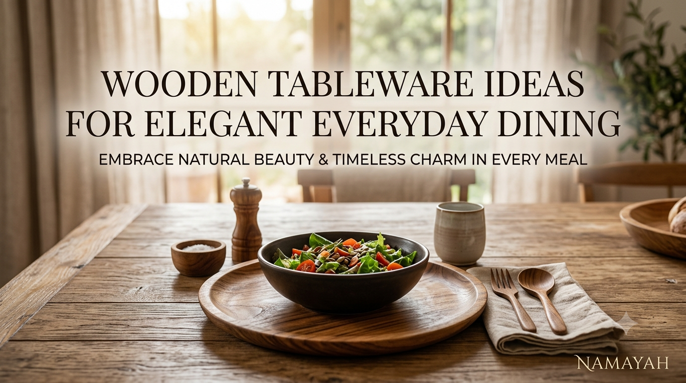 Wooden Tableware Ideas for Elegant Everyday Dining