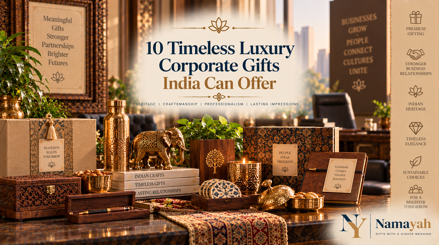 10 Timeless Luxury Corporate Gifts India Can Offer