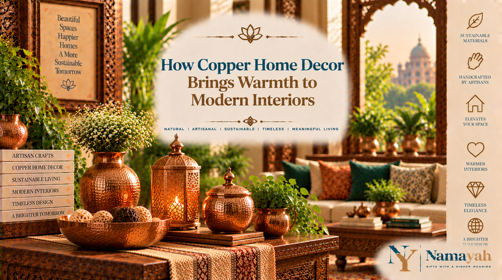 How Copper Home Decor Brings Warmth to Modern Interiors