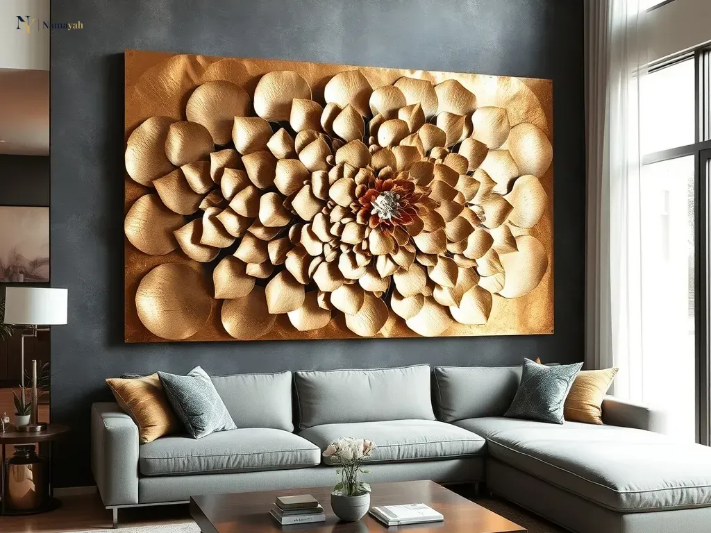 Handcrafted Metal Wall Art for Modern Luxury Interiors