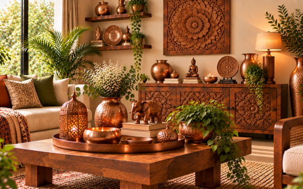 Artisan Copper Decor Elegance for Modern Luxury Homes