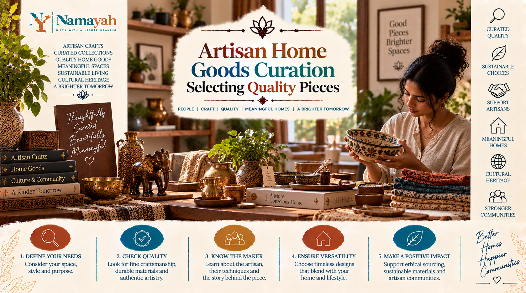Artisan home goods curation: Selecting Quality Pieces