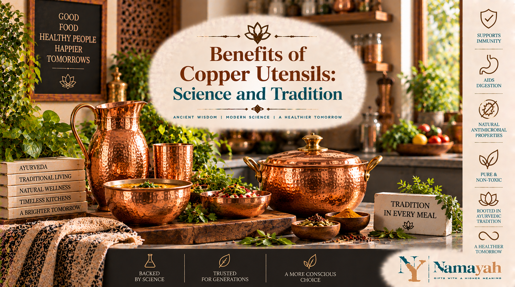 Benefits of Copper Utensils: Science and Tradition