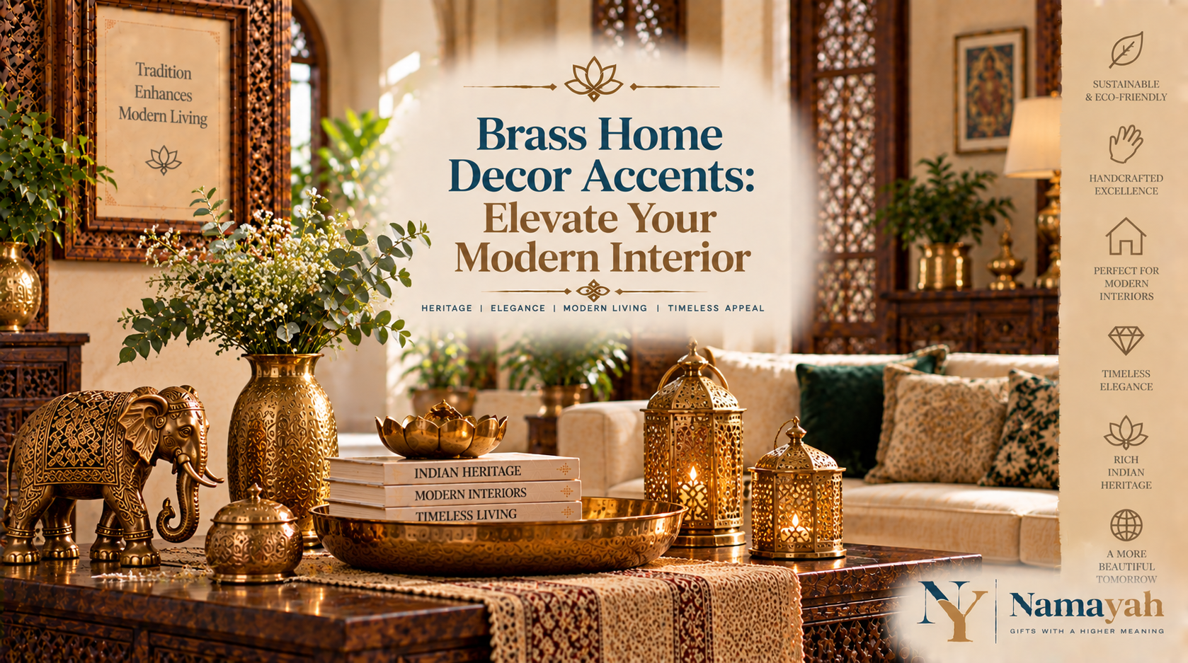 Brass Home Decor Accents: Elevate Your Modern Interior