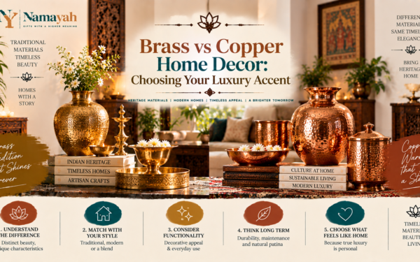 Brass vs Copper Home Decor Choosing Your Luxury Accent