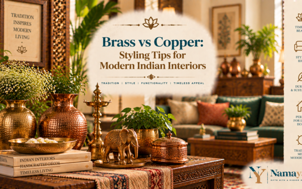 Brass vs Copper: Styling Tips for Modern Indian Interiors