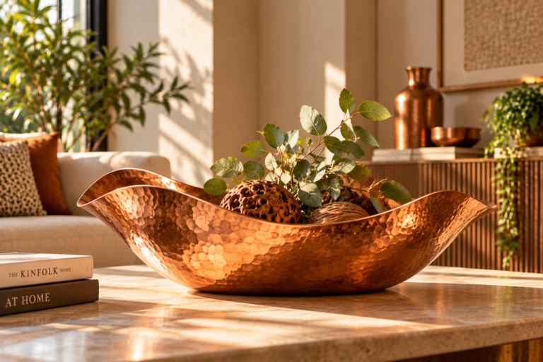 Bringing Warmth to Modern Rooms with Copper Decor