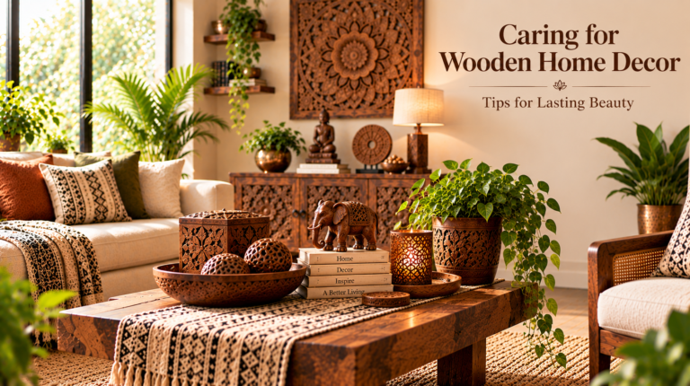 Caring for Wooden Home Decor: Tips for Lasting Beauty