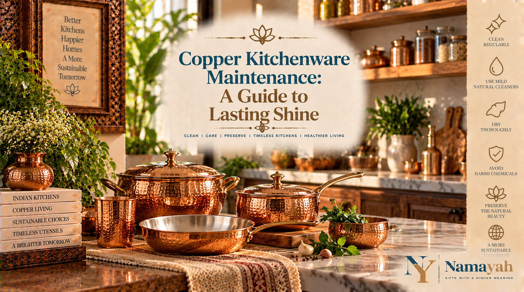 Copper Kitchenware Maintenance: A Guide to Lasting Shine