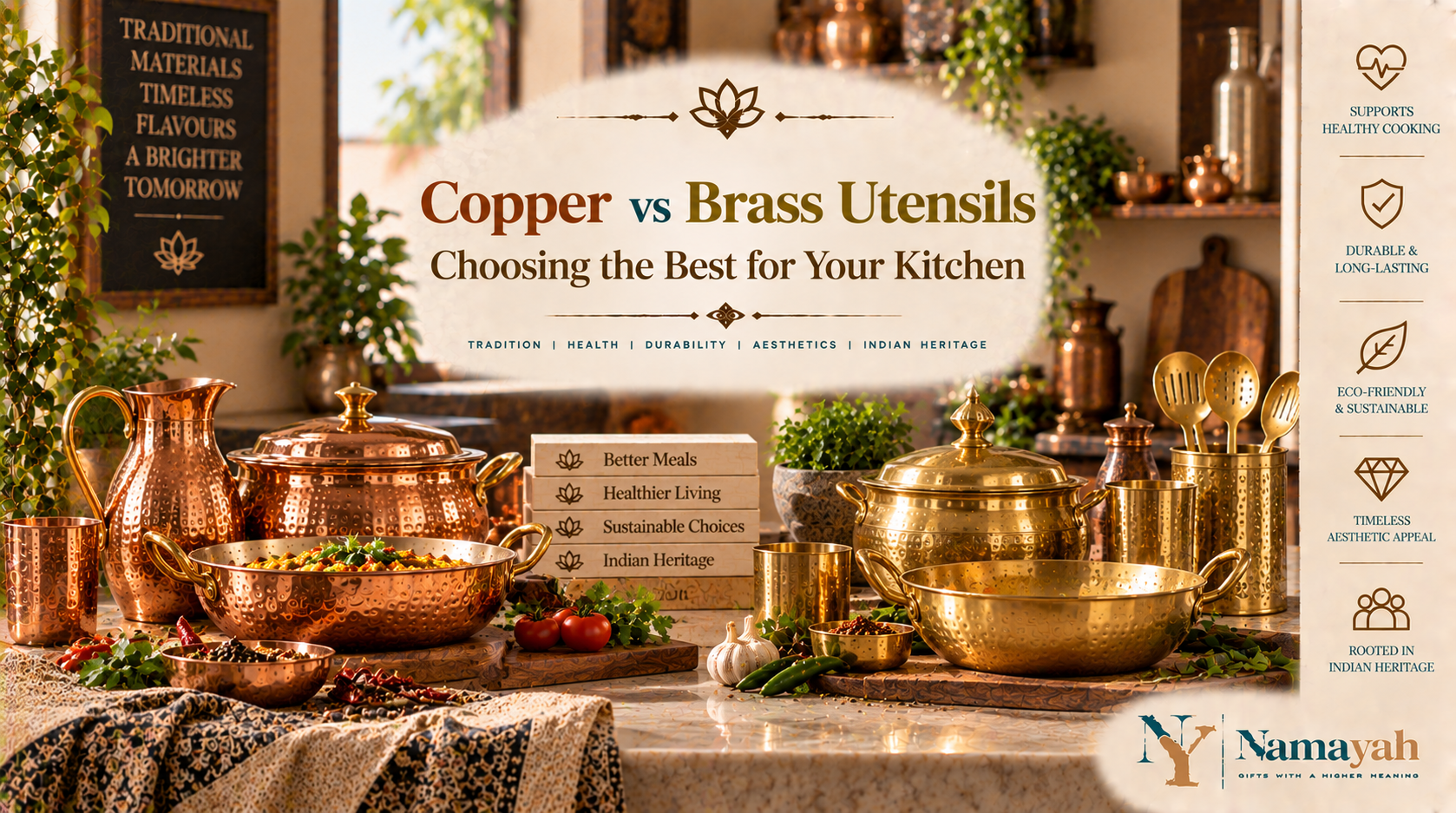 Copper vs Brass Utensils: Choosing the Best for Your Kitchen