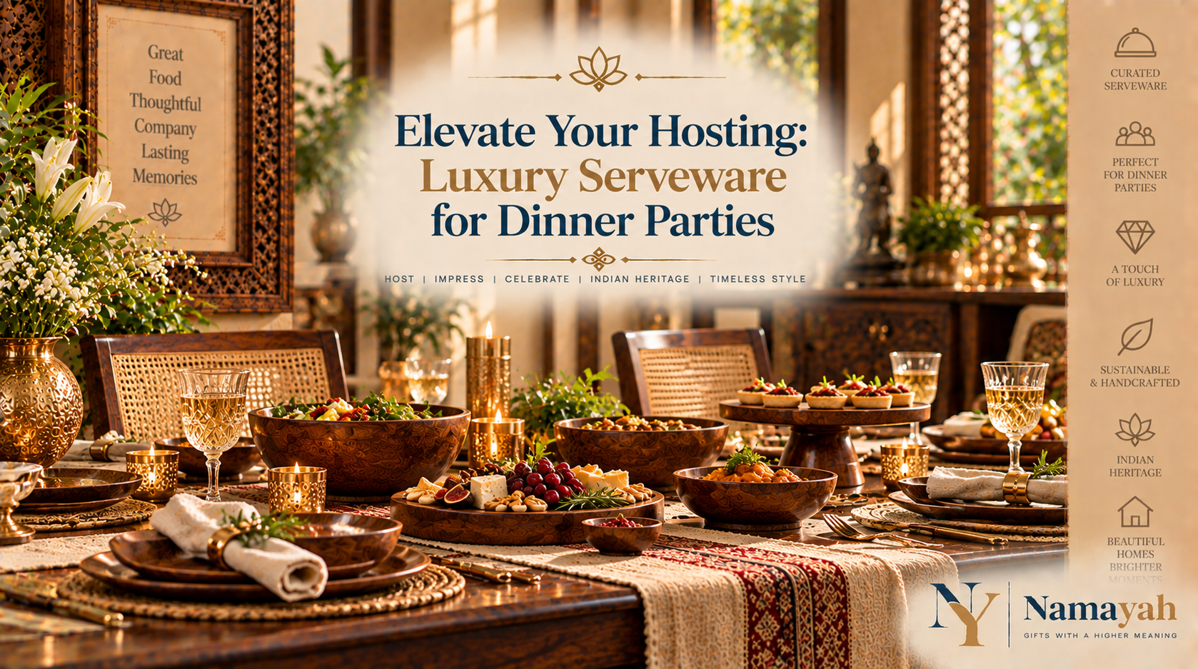 Elevate Your Hosting: Luxury Serveware for Dinner Parties