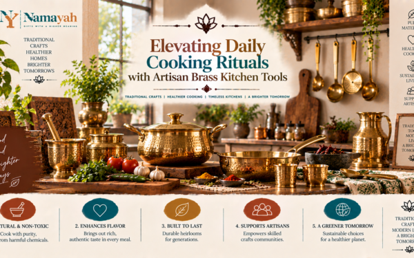 Elevating Daily Cooking Rituals with Artisan Brass Kitchen Tools