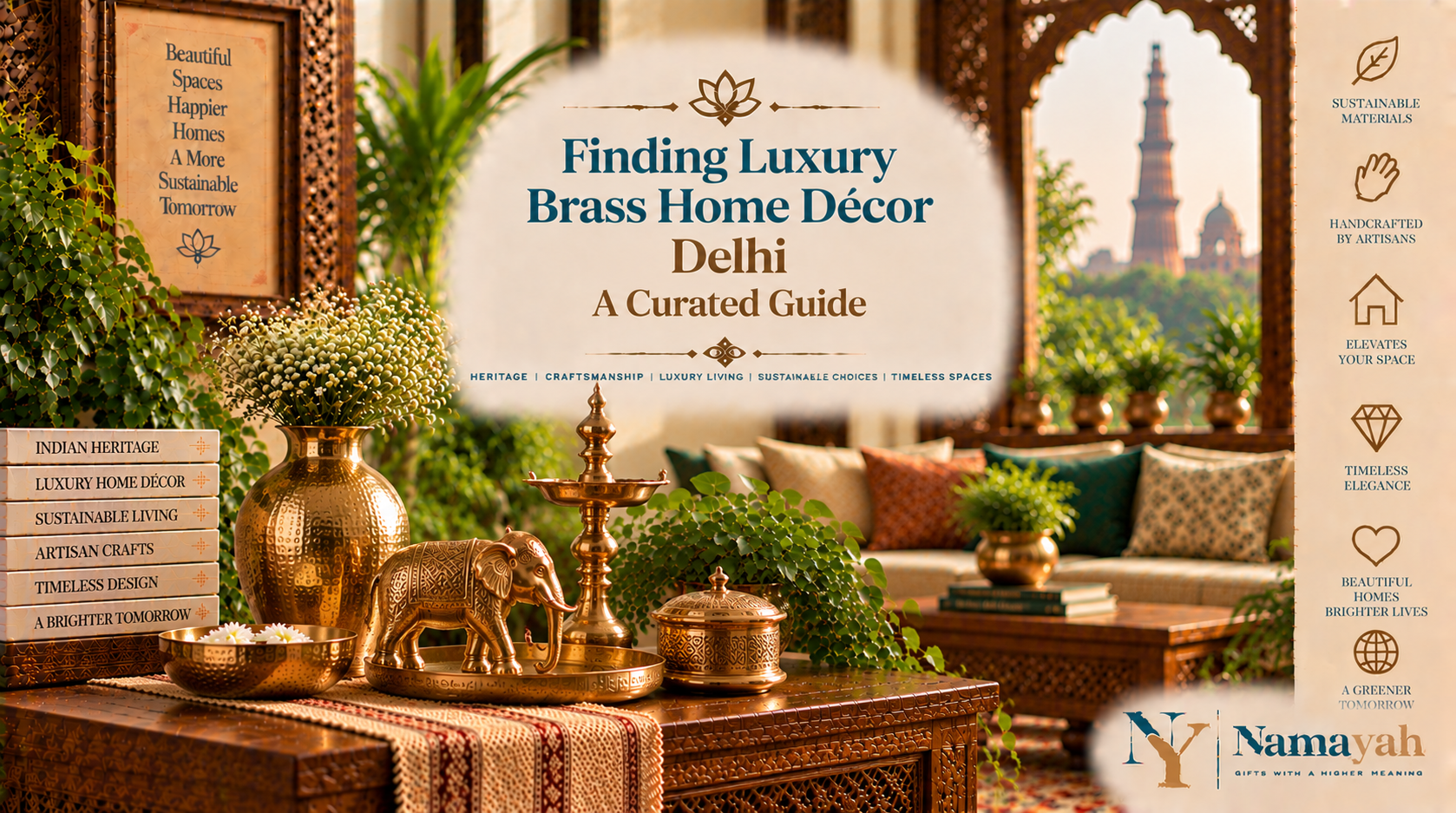 Finding Luxury Brass Home Décor Delhi: A Curated Guide
