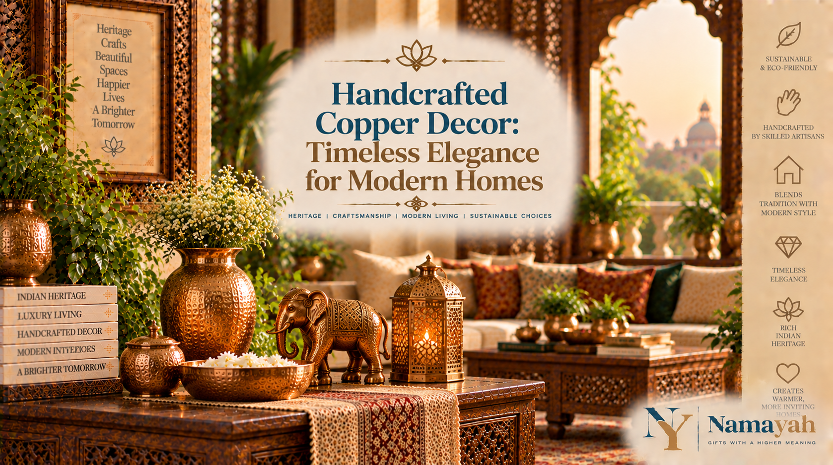 Handcrafted Copper Decor: Timeless Elegance for Modern Homes