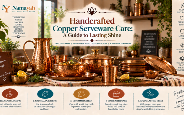 Handcrafted Copper Serveware Care A Guide to Lasting Shine