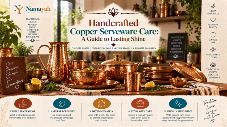 Handcrafted Copper Serveware Care: A Guide to Lasting Shine