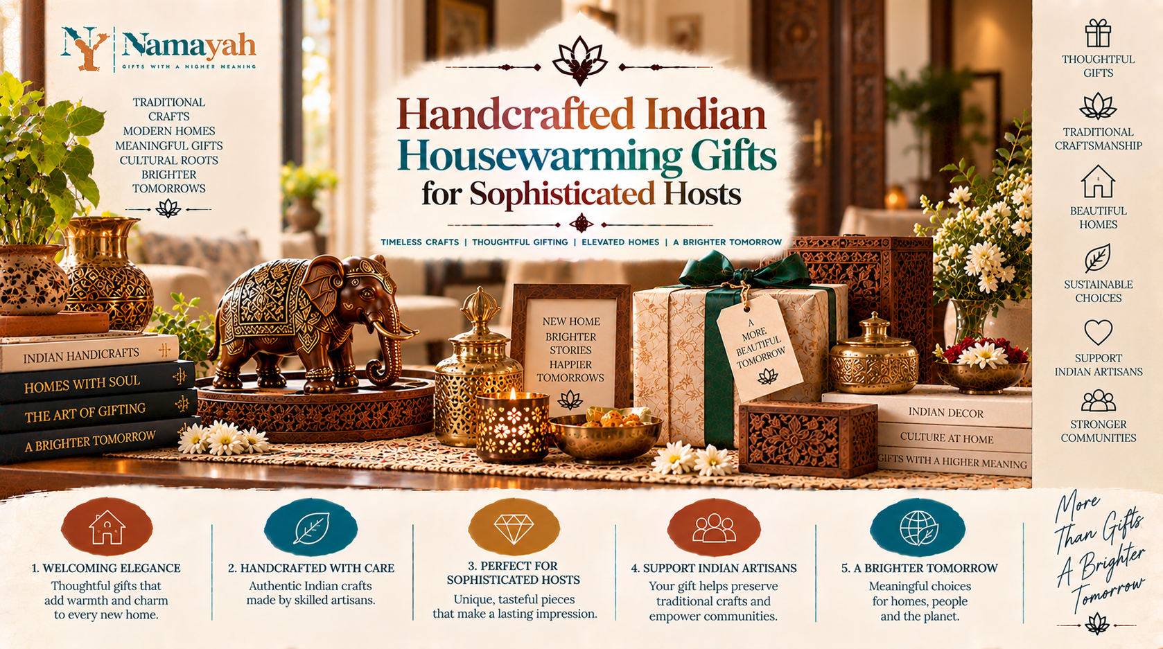 Handcrafted Indian Housewarming Gifts for Sophisticated Hosts