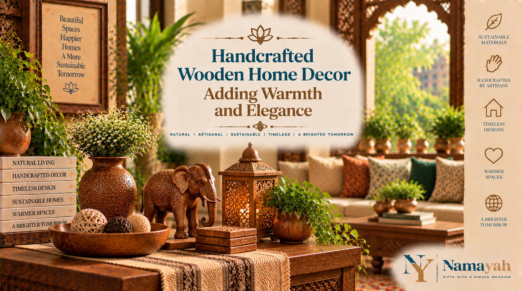 Handcrafted Wooden Home Decor: Adding Warmth and Elegance