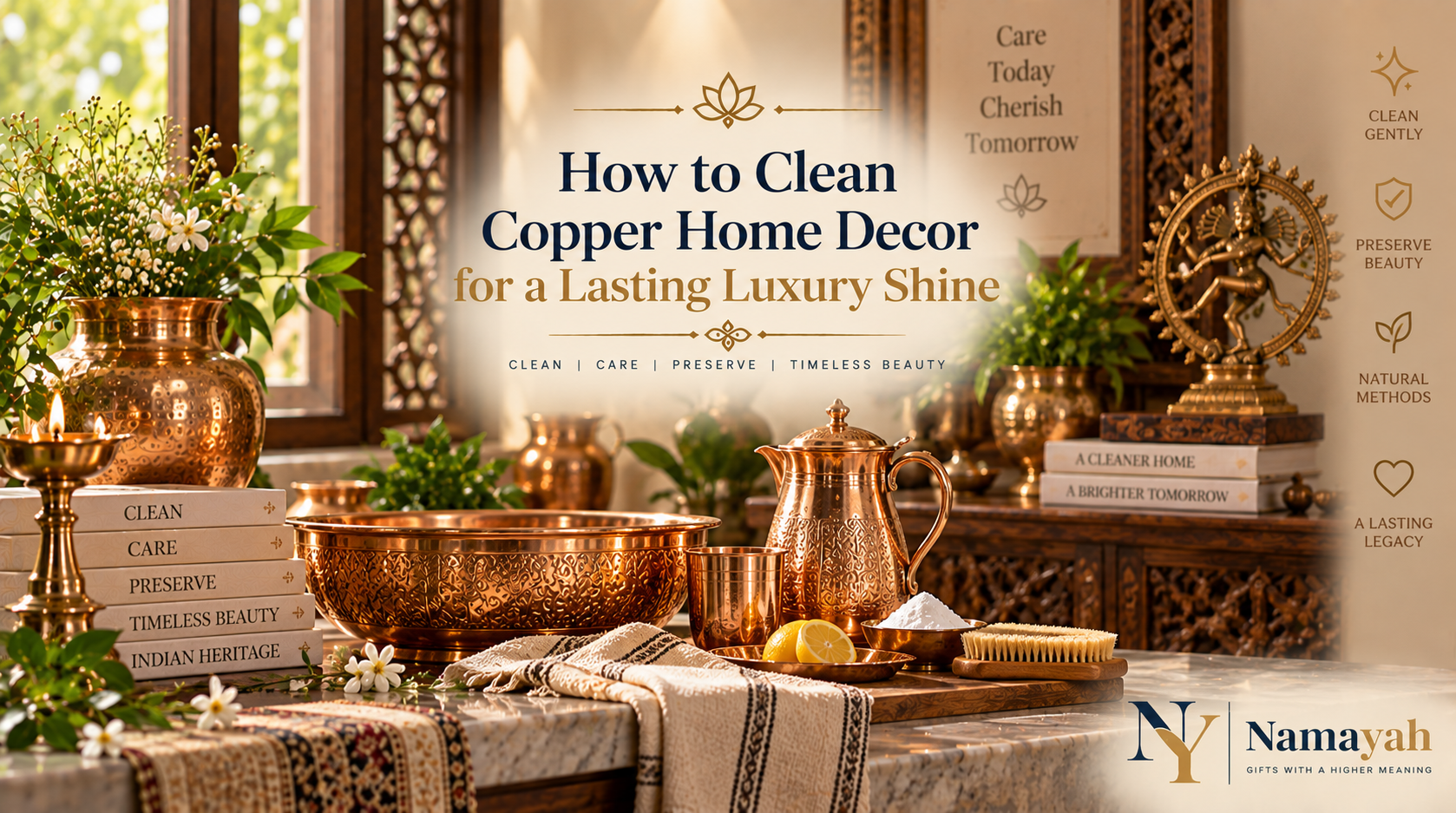 How to Clean Copper Home Decor for a Lasting Luxury Shine