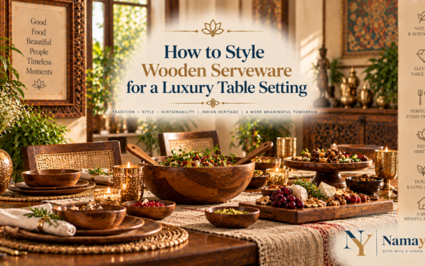 How to Style Wooden Serveware for a Luxury Table Setting