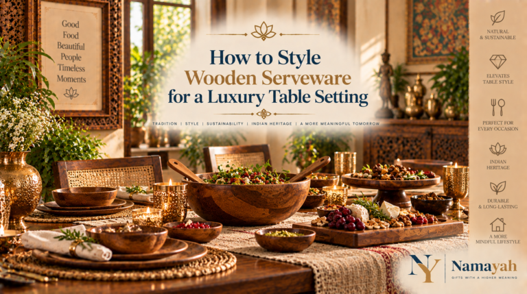 How to Style Wooden Serveware for a Luxury Table Setting