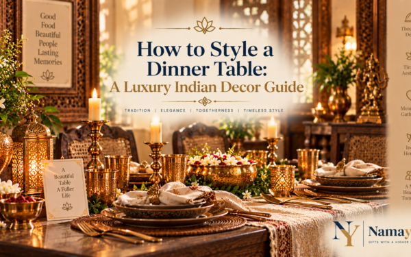 How to Style a Dinner Table: A Luxury Indian Decor Guide
