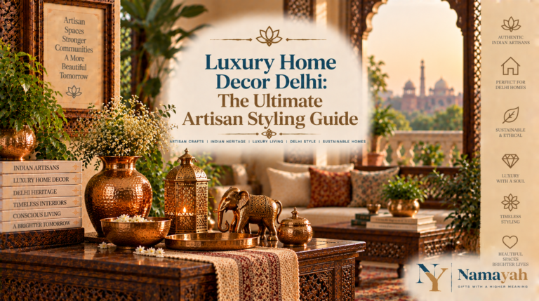 Luxury Home Decor Delhi: The Ultimate Artisan Styling Guide