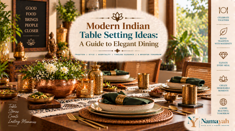 Modern Indian Table Setting Ideas: A Guide to Elegant Dining