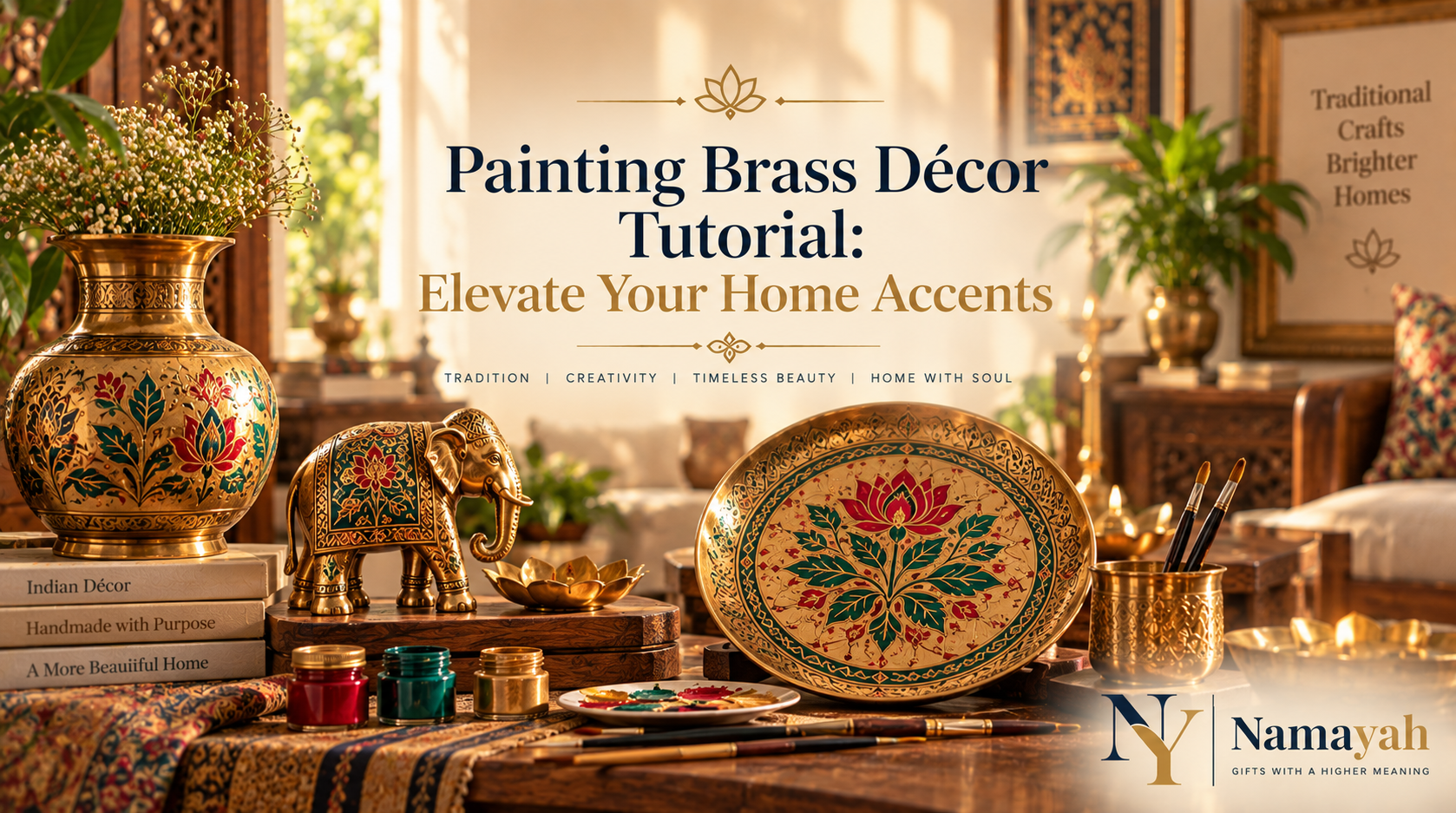 Painting Brass Décor Tutorial: Elevate Your Home Accents