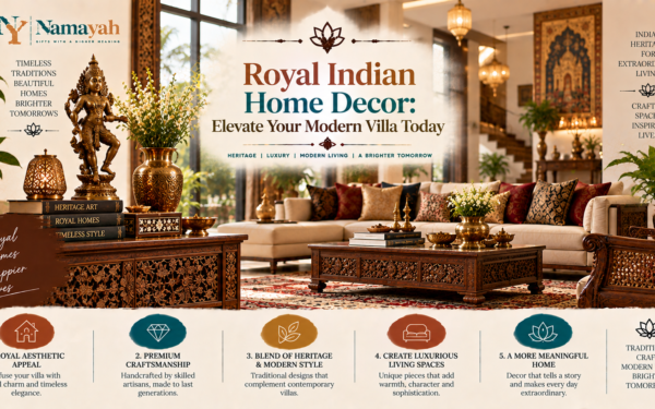Royal Indian Home Decor Elevate Your Modern Villa Today