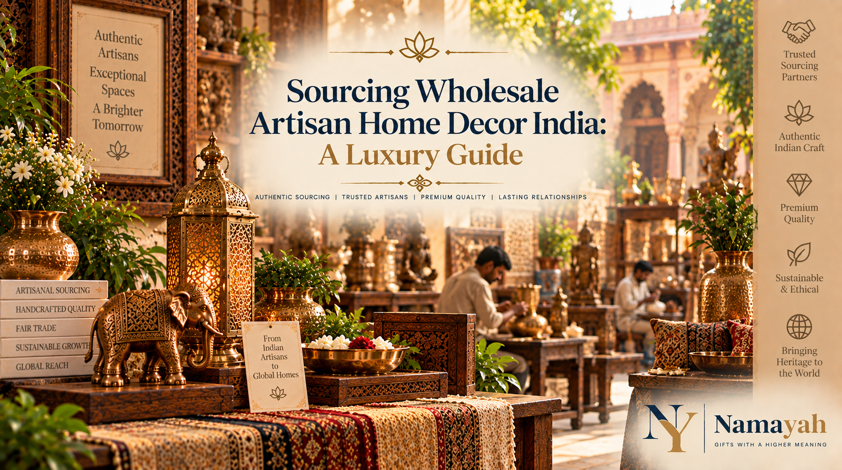 Sourcing Wholesale Artisan Home Decor India: A Luxury Guide