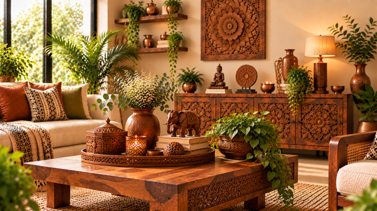 Styling Handcrafted Wooden Furniture for Modern Luxury Homes