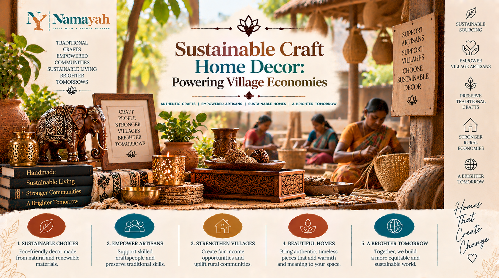 Sustainable Craft Home Decor: Powering Village Economies