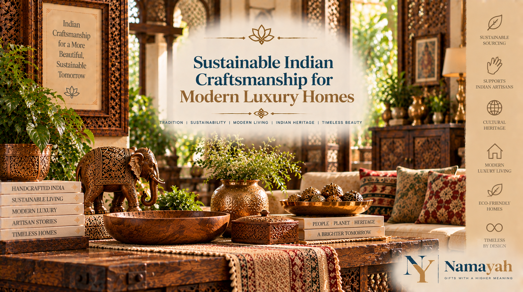 Sustainable Indian Craftsmanship for Modern Luxury Homes
